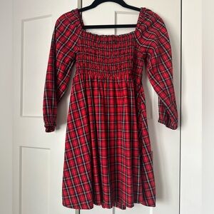 Old Navy Red Plaid Kids Dress